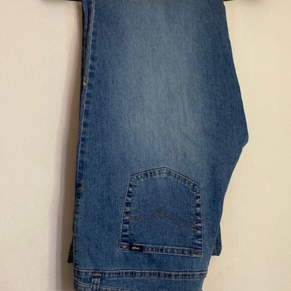 Riders by Lee Embroidered Floral Bootcut Jeans SZ 16M Rhinestone Y2K Western - Picture 8 of 13